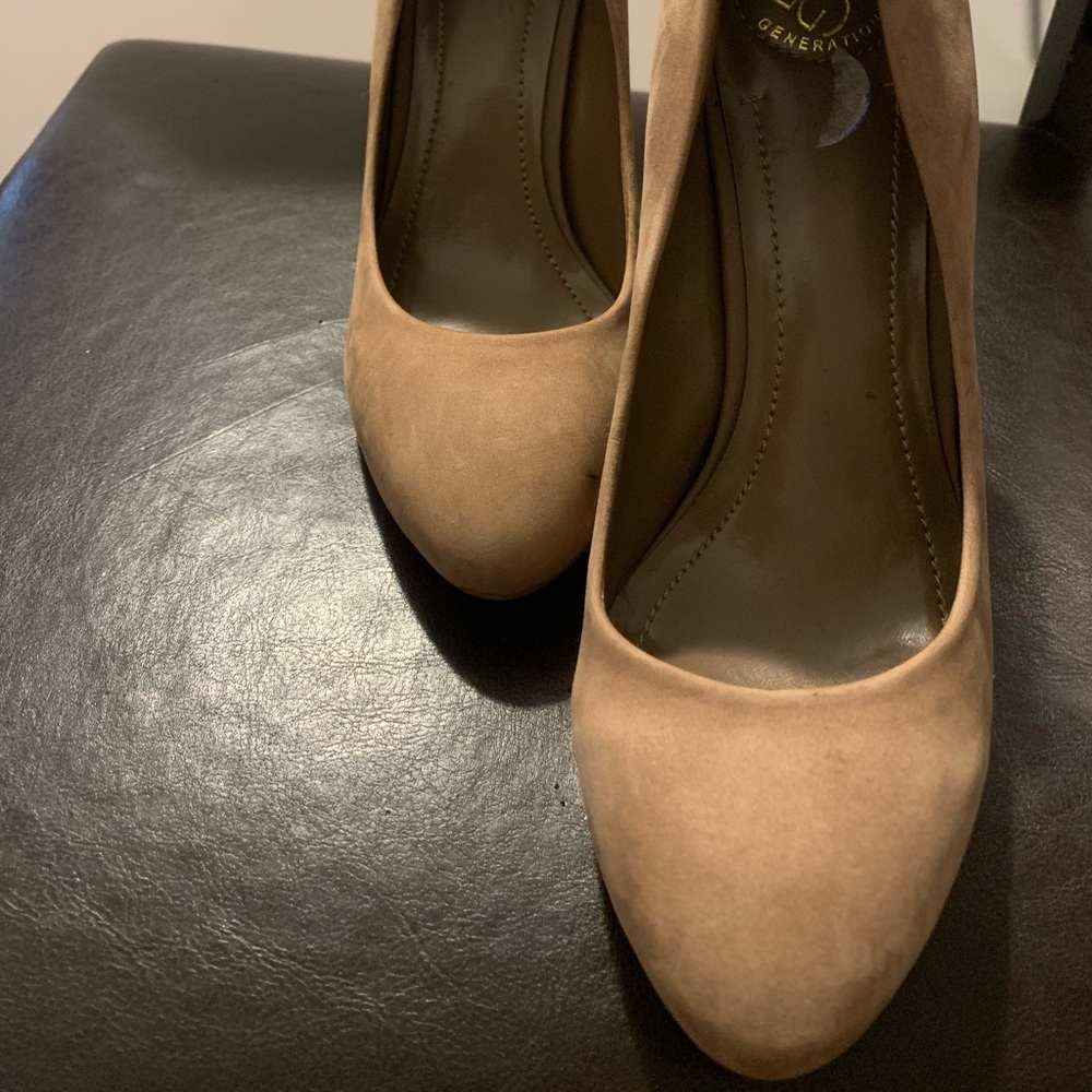 Nude high heels